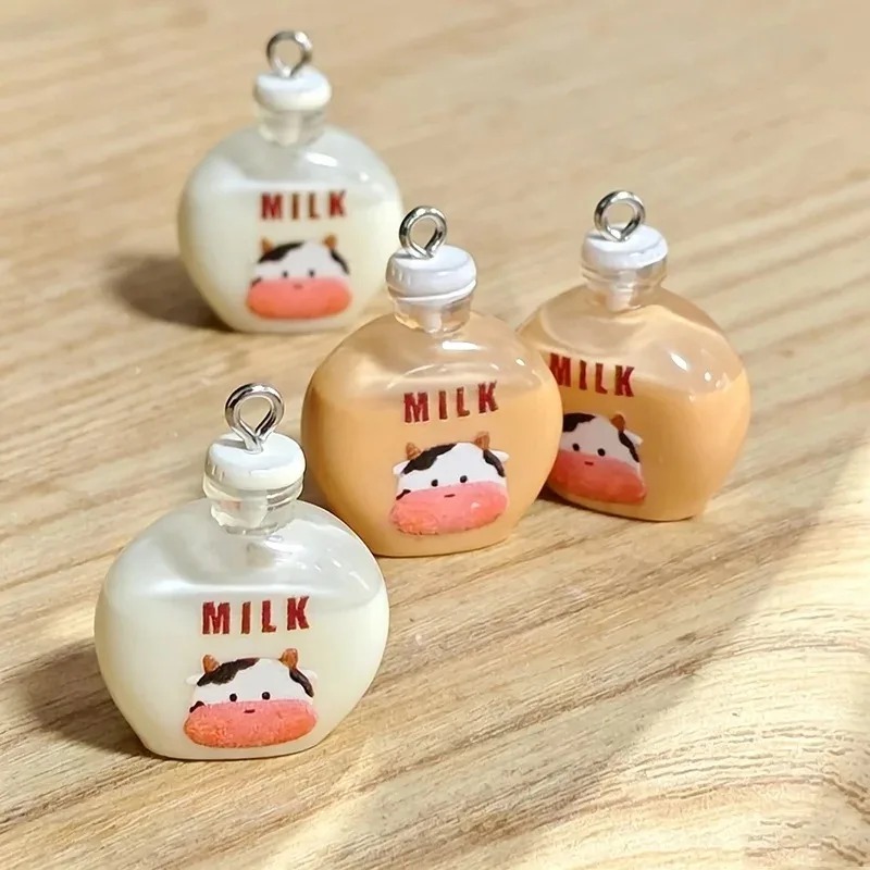 10Pcs Adorable Small Cow Milk  - огляд і ціна Resin Art Store