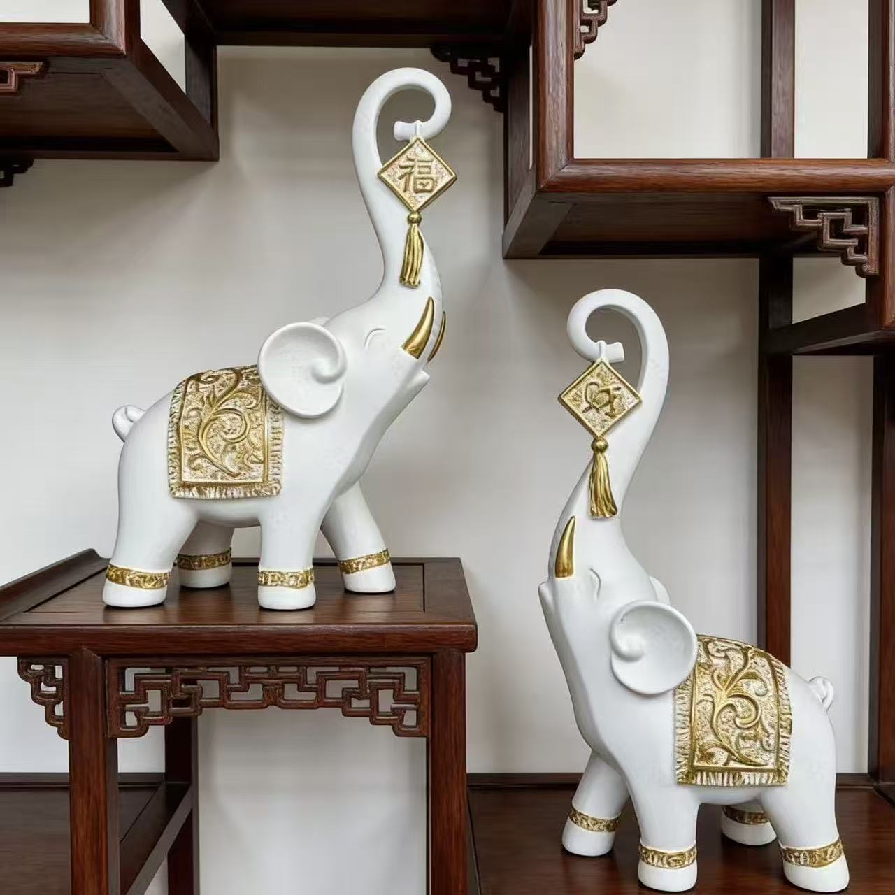 One Pair Chinese Style Lucky W - огляд і ціна Resin Art Gift For Anniversary