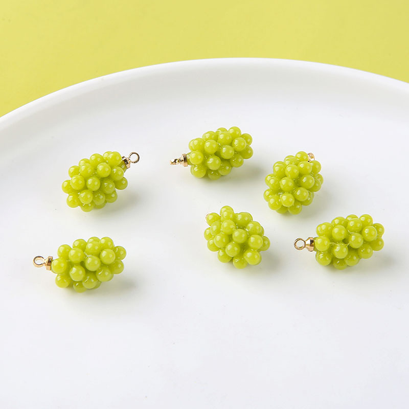 6pcs Cute Little Grapes Resin  - огляд і ціна Resin Art Love
