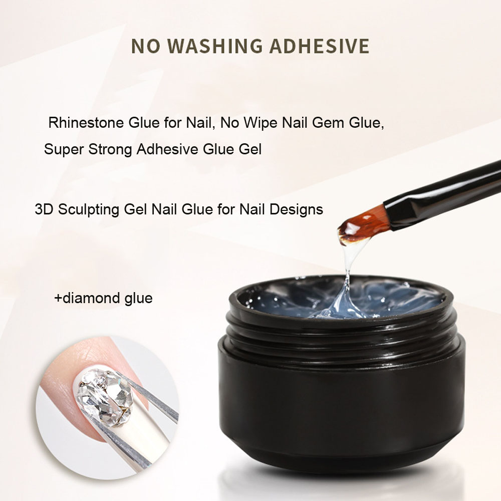19g/5g/Bottle Strong Nail Glue - огляд і ціна Resin Art Use