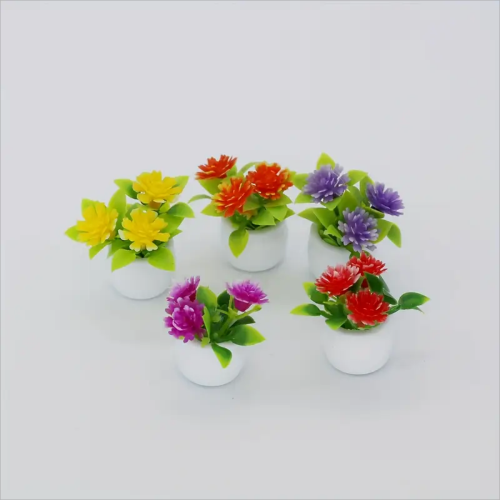 5pcs Mini Flower Pot Decoratio - огляд і ціна Resin Art Tree