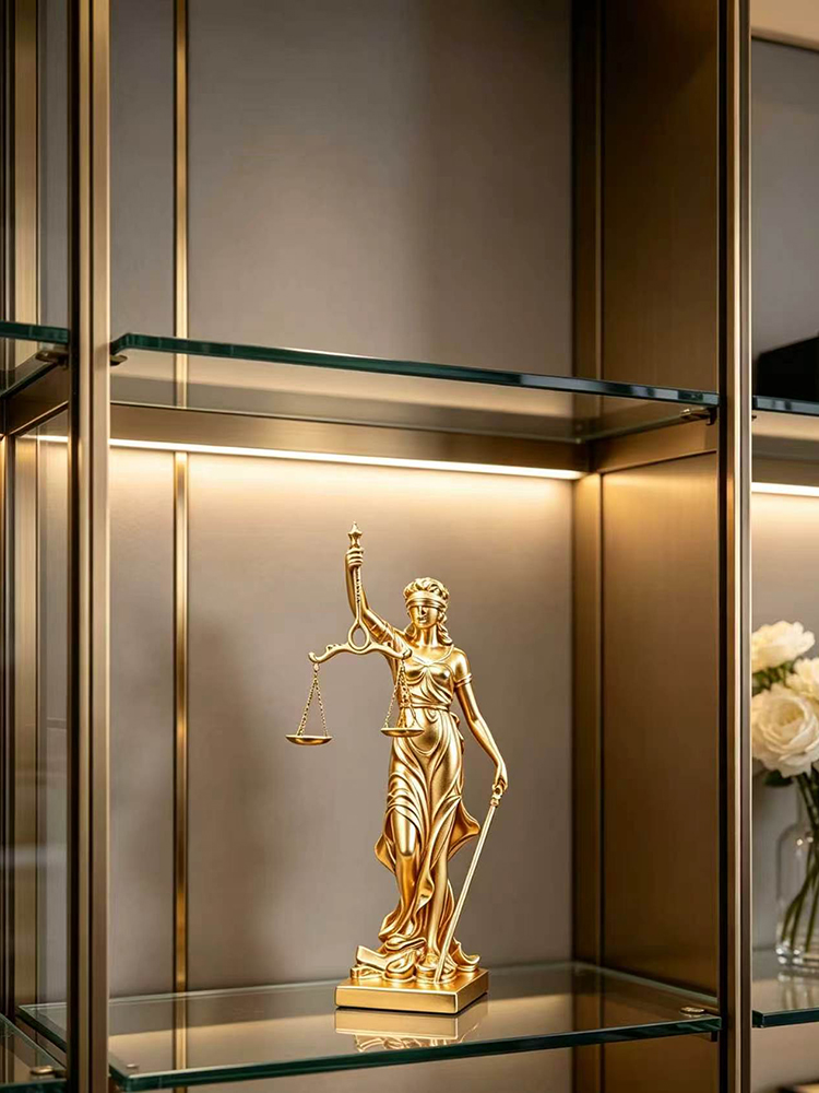 Luxury Golden Statue of Justic - огляд і ціна Resin Art Gift For Anniversary