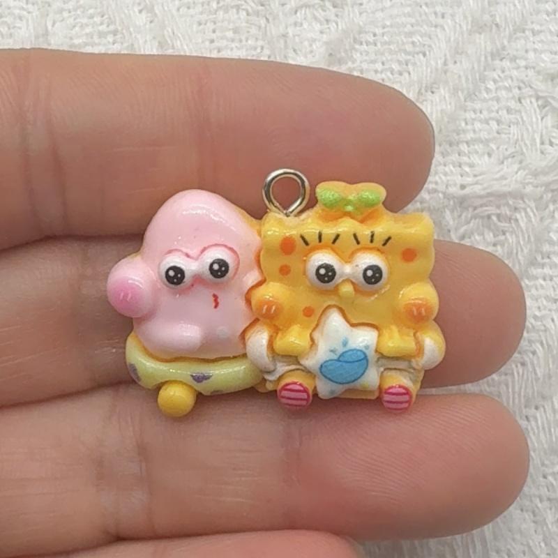 10pcs cartoon resin pendant, D - огляд і ціна Resin Art Love