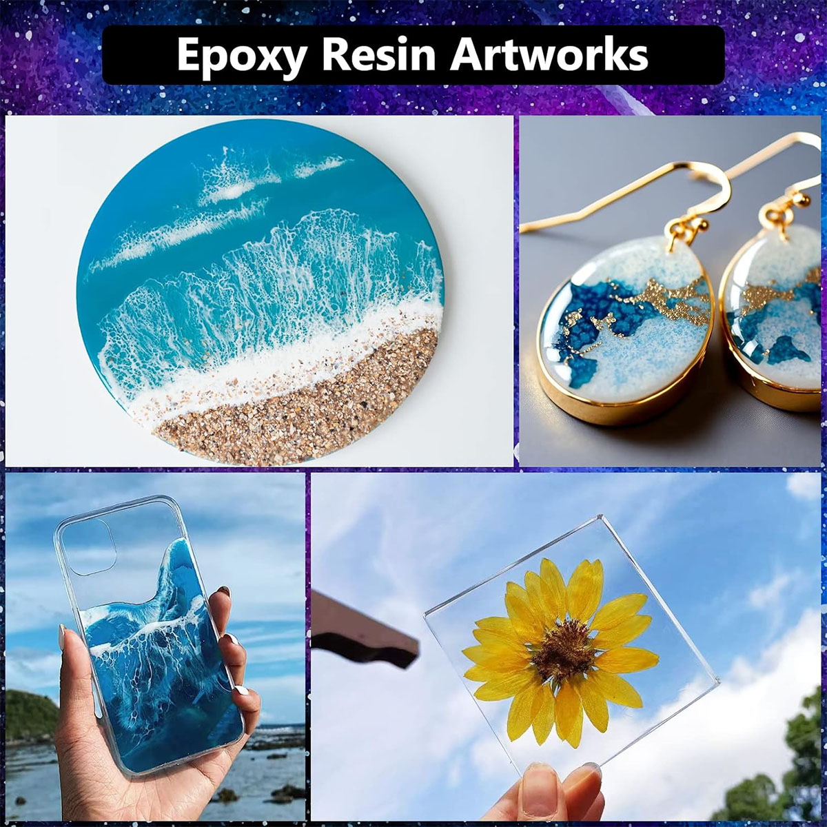 1000ml Crystal Clear Epoxy Res - огляд і ціна Resin Art And Jewelry
