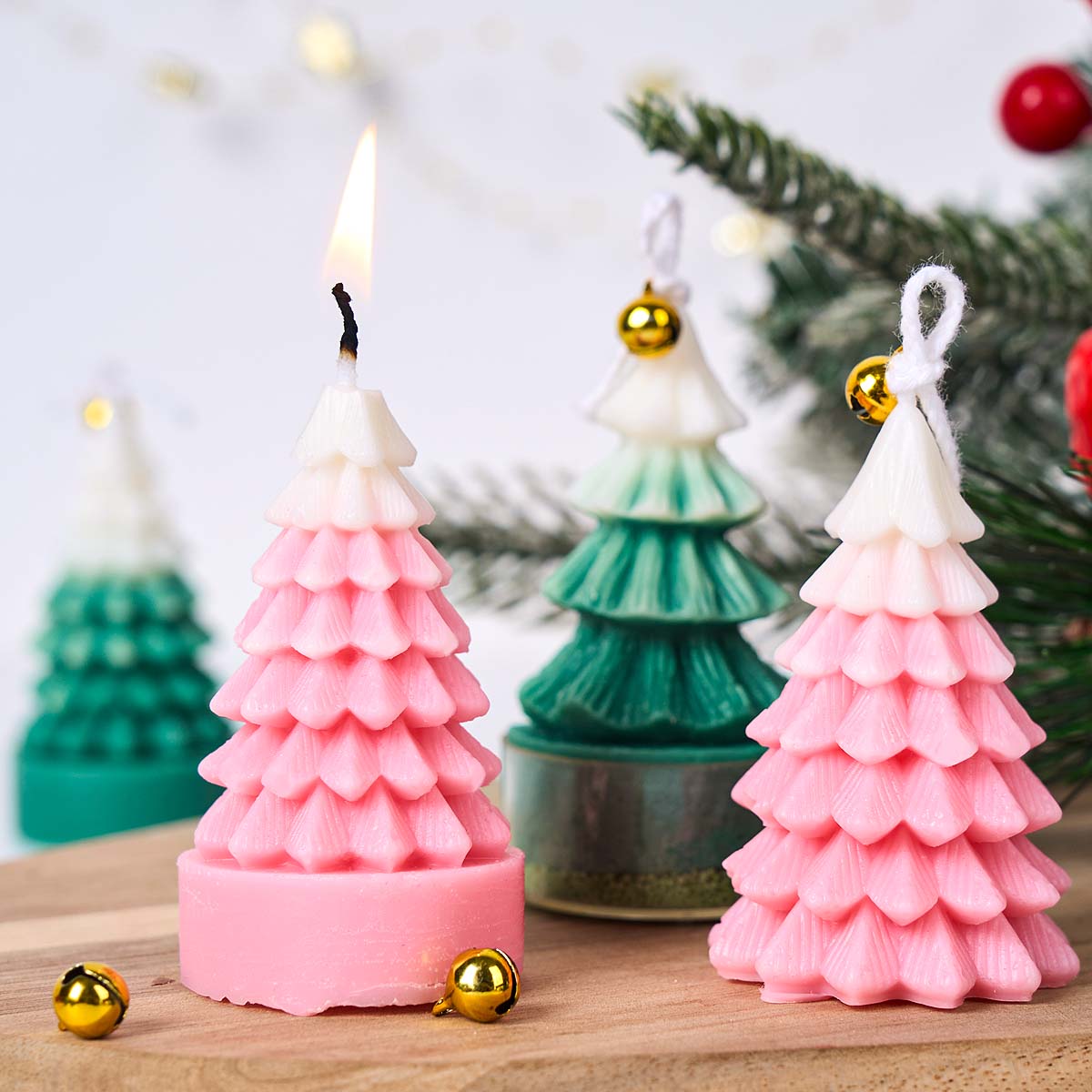 3D Christmas Tree Silicone Can - огляд і ціна Resin Art Tree