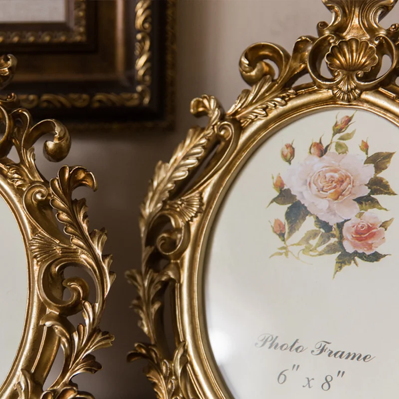 Retro Gold Oval Resin Photo Fr - огляд і ціна Resin Art For Wedding Gift