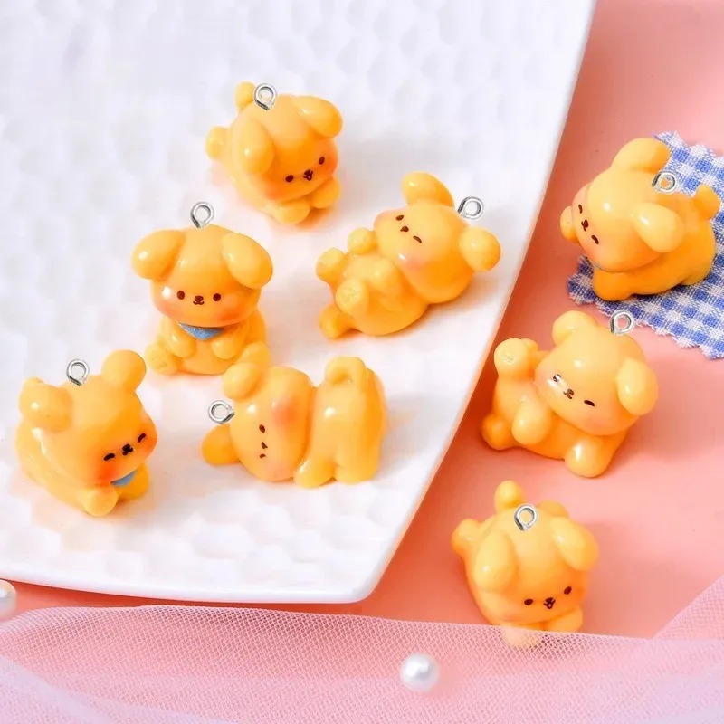 10Pcs Cute Cartoon Dog Acrylic - огляд і ціна Resin Art Love