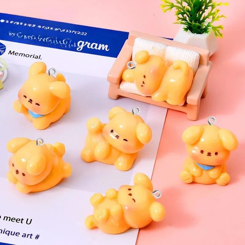 10Pcs Cute Cartoon Dog Acrylic - огляд і ціна Resin Art Love