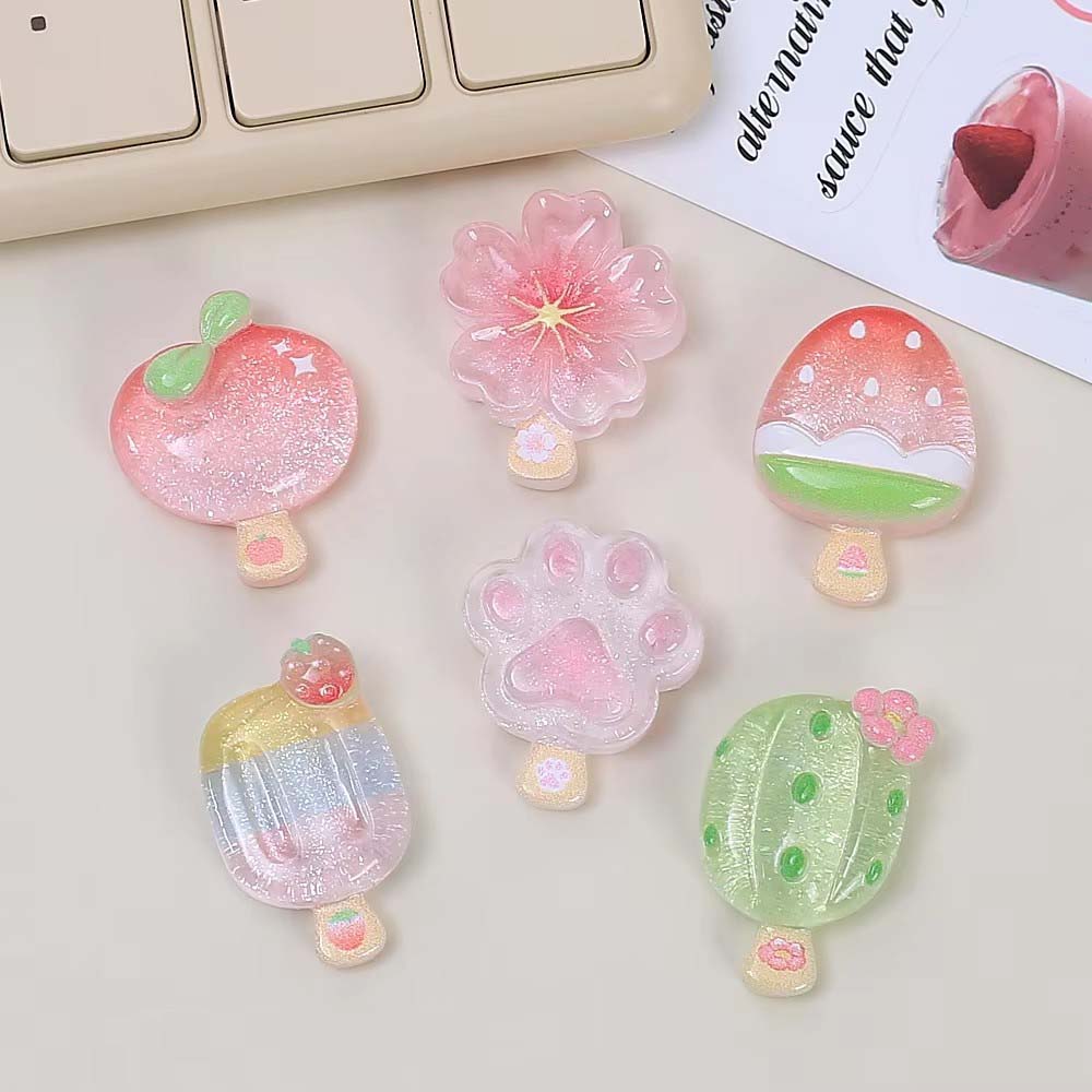10pcs Kawaii Transparent Summe - огляд і ціна Resin Art Phone Case