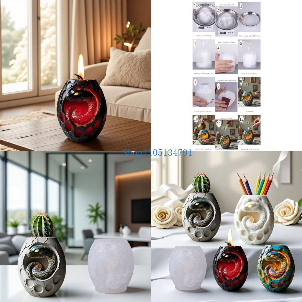98km Reusable Silicone Snake M - огляд і ціна Resin Art Unique Ideas