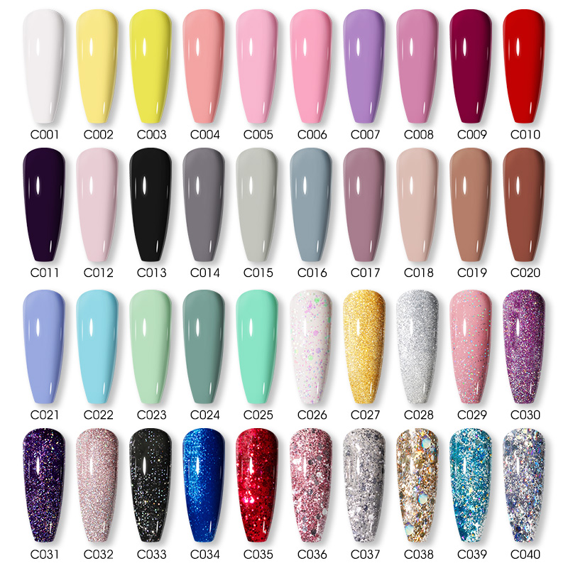 ROSALIND 15ML Glitter Nail Gel - огляд і ціна Glitter Powder Resin